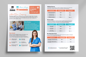 Flyer Design by Graphic Guy for Wilson Care Group | Design: #29407599