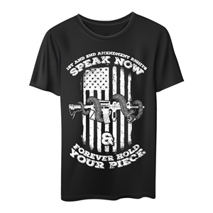 Speak Now and Forever Hold Your Piece | T-Shirt-Design by {mega-