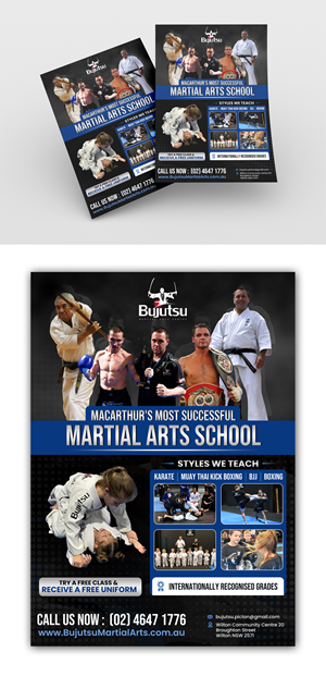 Bujutsu Martial Arts and Fitness Centre | Grafik-Design von debdesign
