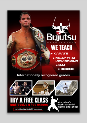 Bujutsu Martial Arts and Fitness Centre | Grafik-Design von Black Machine Grafx