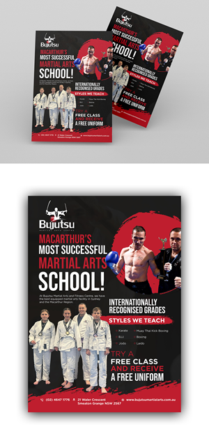 Bujutsu Martial Arts and Fitness Centre | Grafik-Design von ZeneFashions