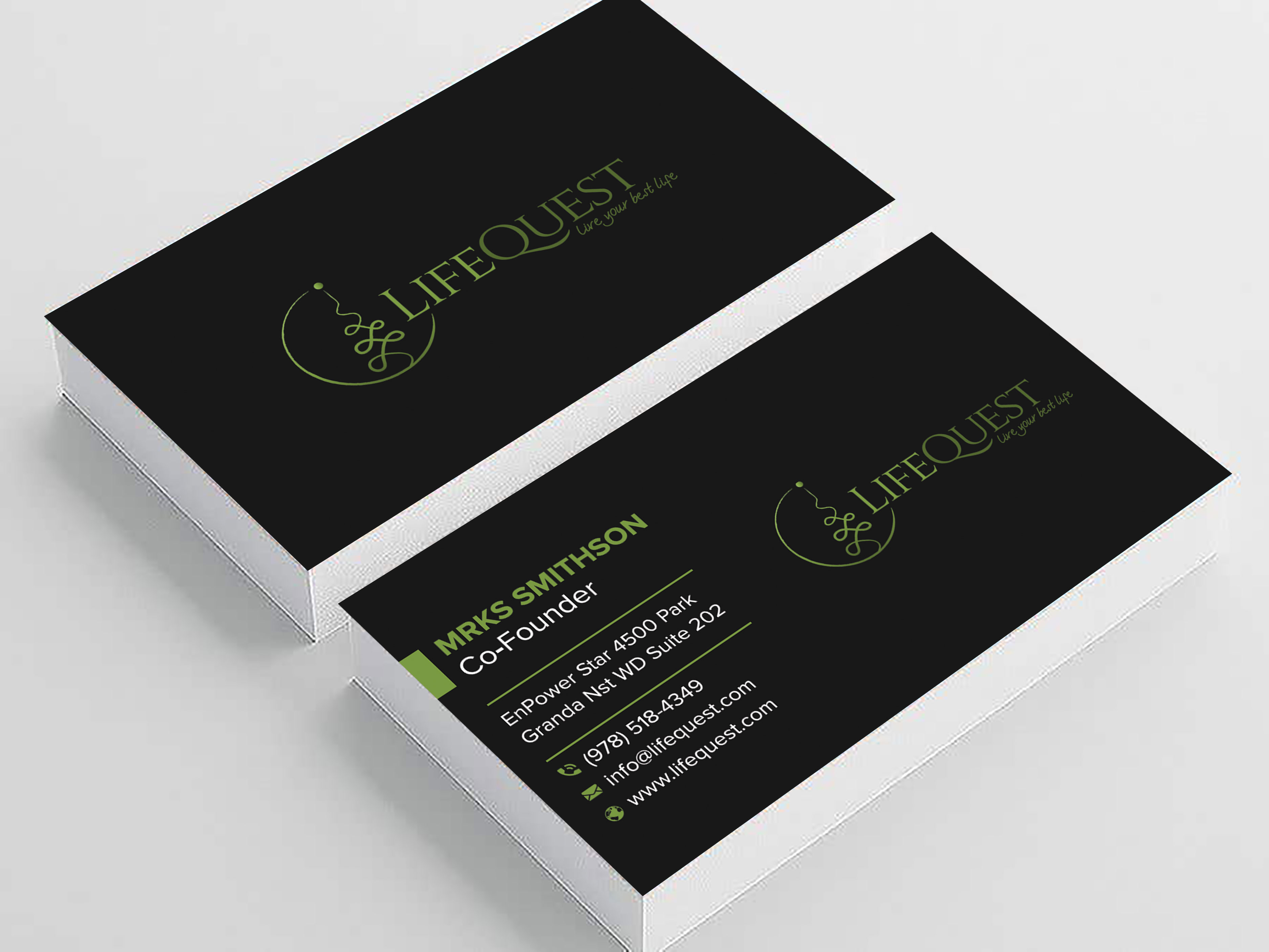 Business Card Design by sadikul islam for LifeQuest | Design #29385334