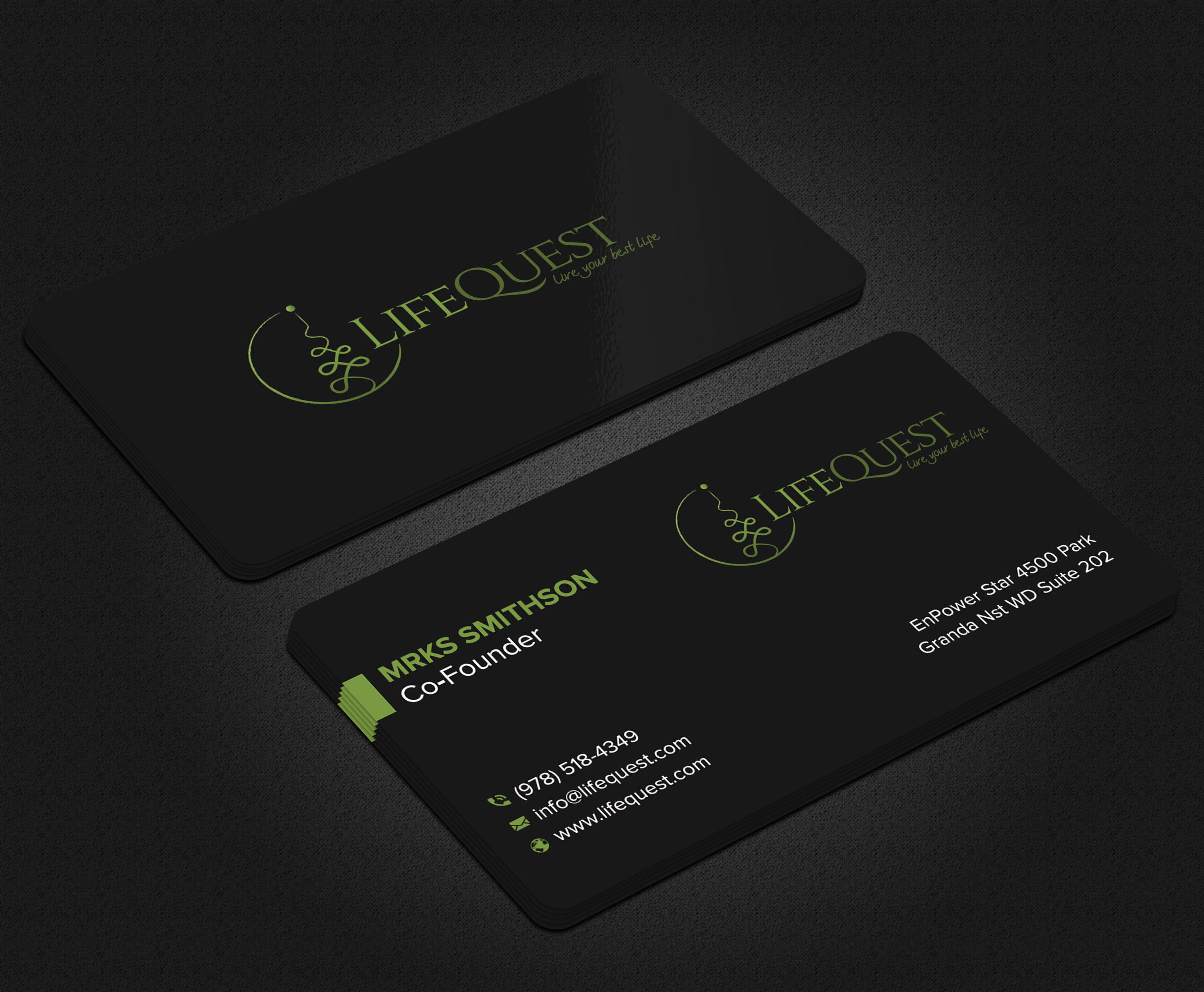 Business Card Design by sadikul islam for LifeQuest | Design #29385408