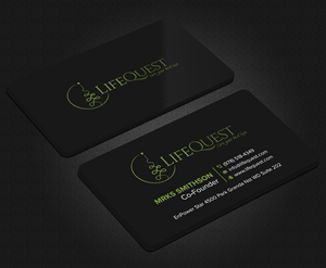 Business Card Design by sadikul islam for LifeQuest | Design: #29385409