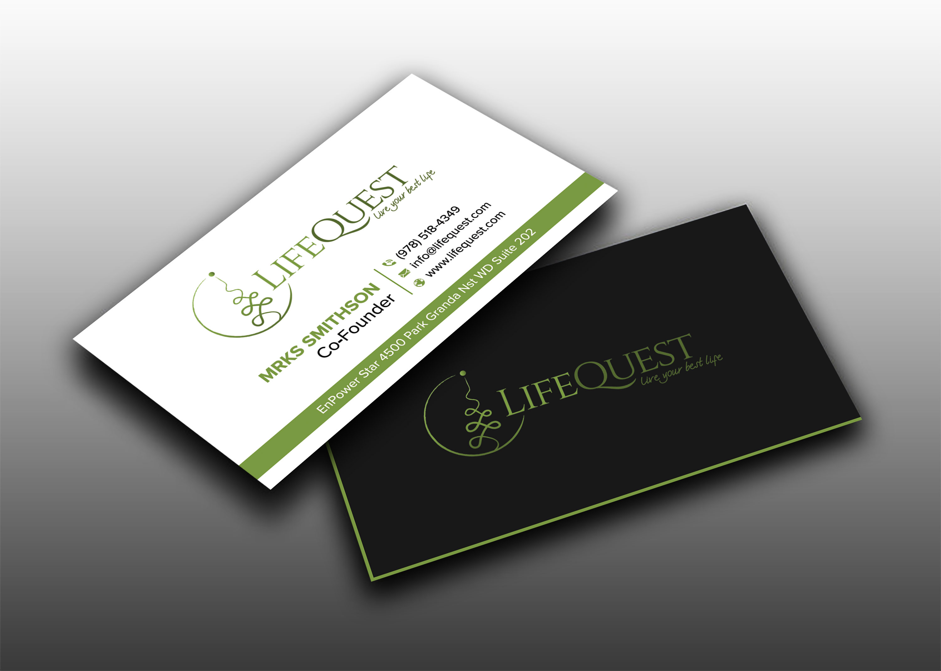 Business Card Design by sadikul islam for LifeQuest | Design #29385529