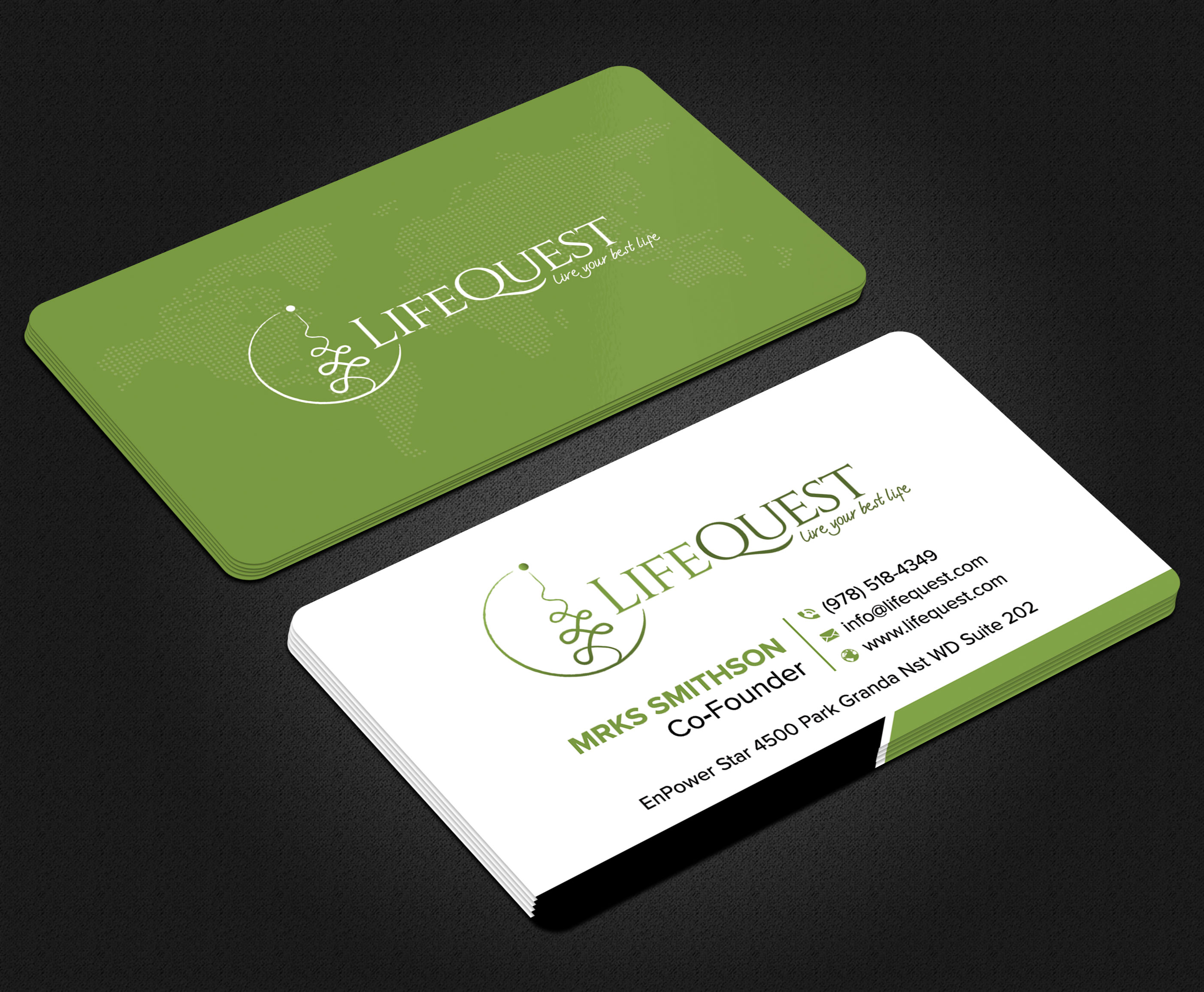 Business Card Design by sadikul islam for LifeQuest | Design #29385533
