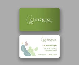 Visitenkarten-Design von Andrés Sebastián für LifeQuest | Design #29409830