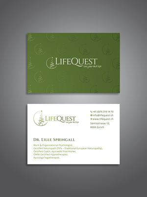 Business Card Design by Creative Moon Design for LifeQuest | Design: #29405163