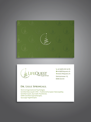 Business Card Design by Creative Moon Design for LifeQuest | Design: #29405164