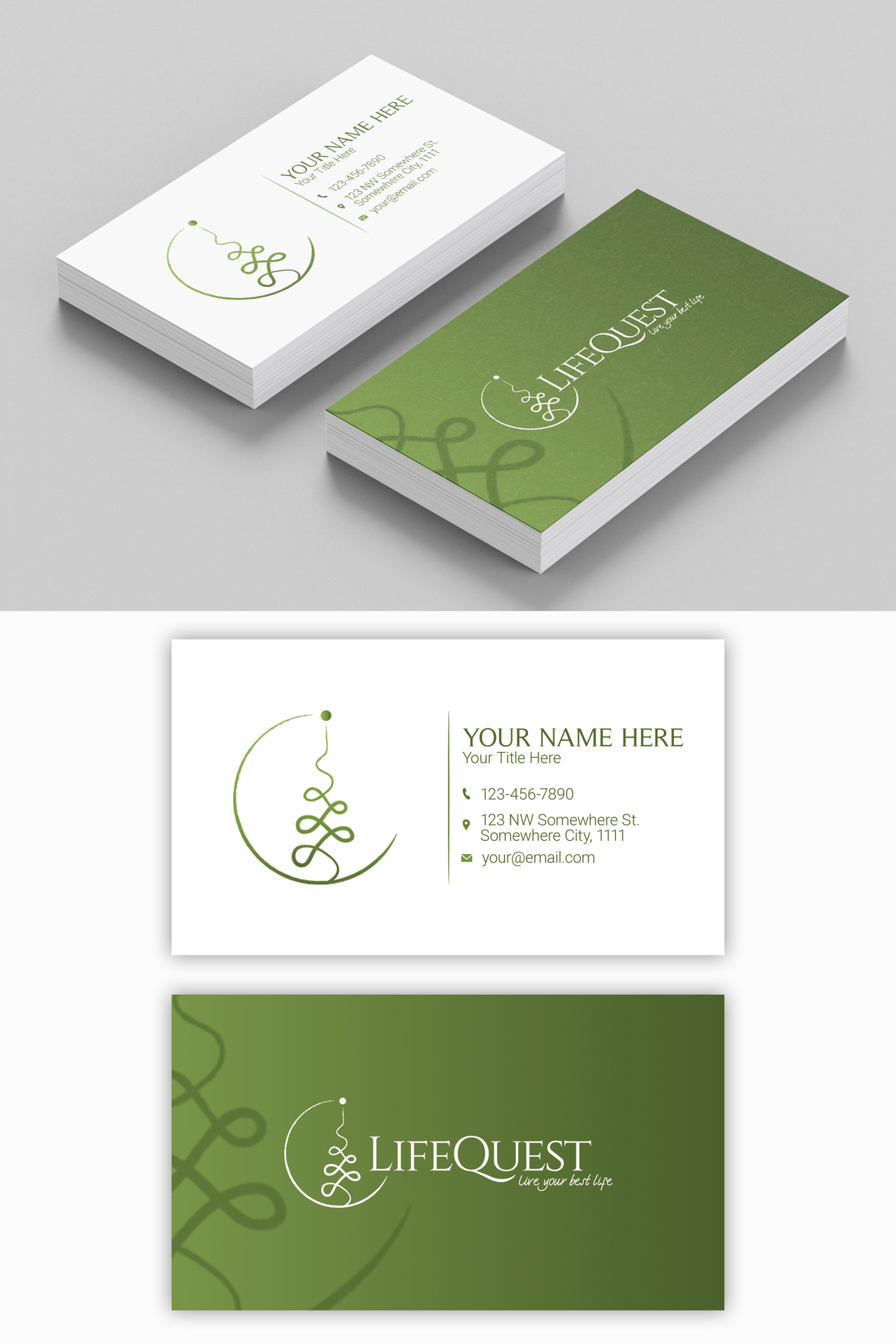 Visitenkarten-Design von Mosaic für LifeQuest | Design #29380964