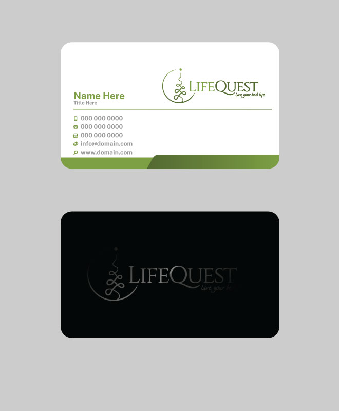 Business Card Design by ISDA Designs for LifeQuest | Design #29408860