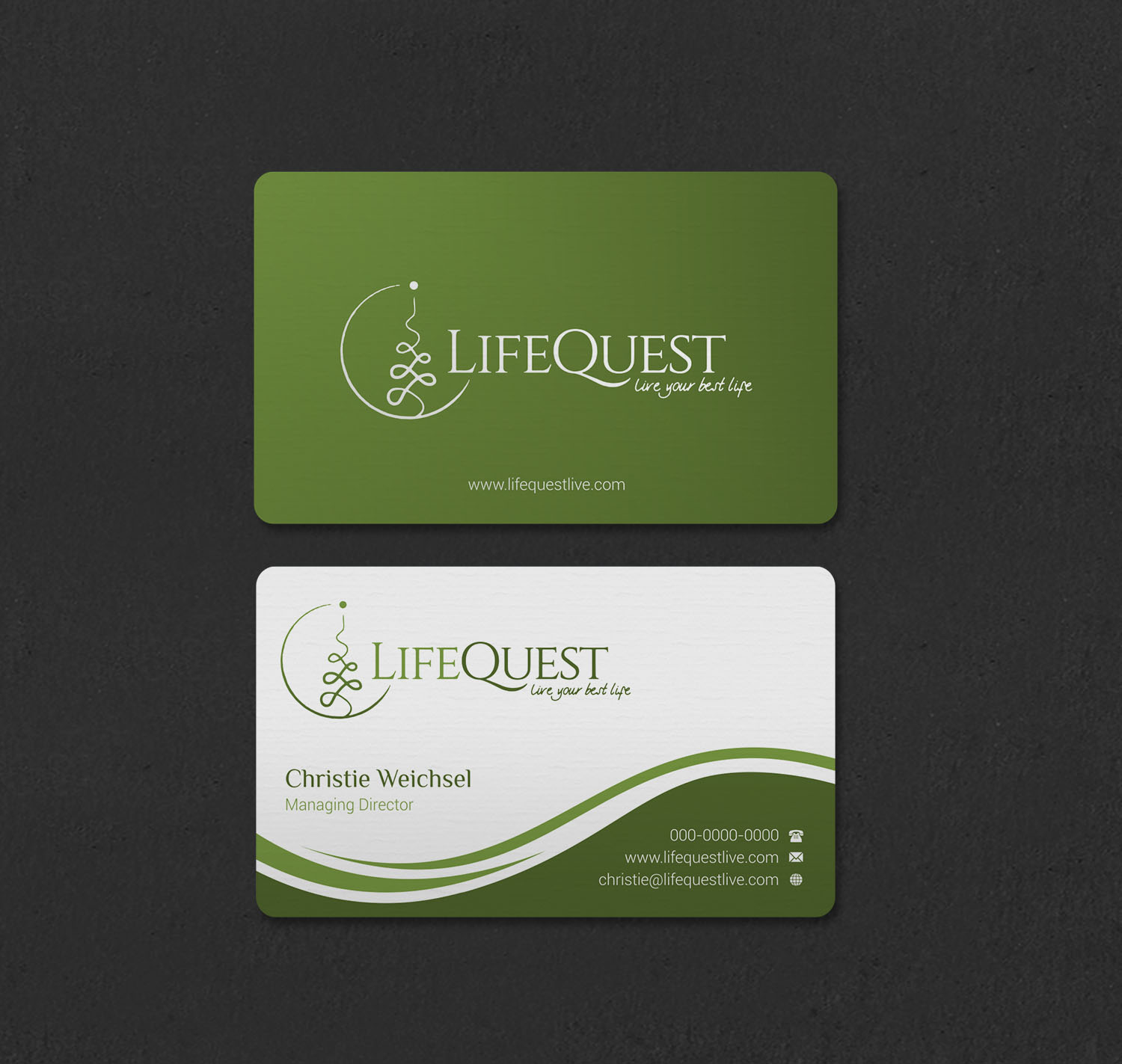 Visitenkarten-Design von INDIAN_Ashok für LifeQuest | Design #29382948