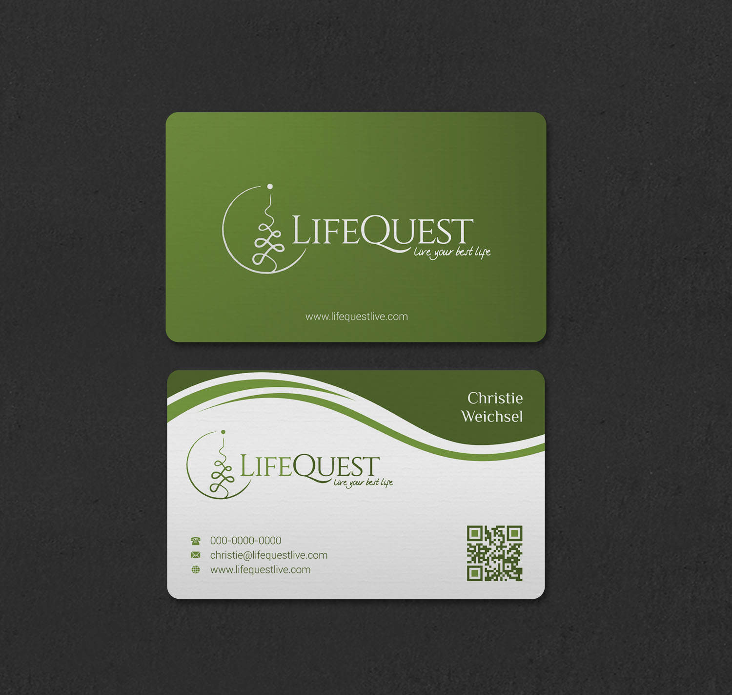 Visitenkarten-Design von INDIAN_Ashok für LifeQuest | Design #29382953