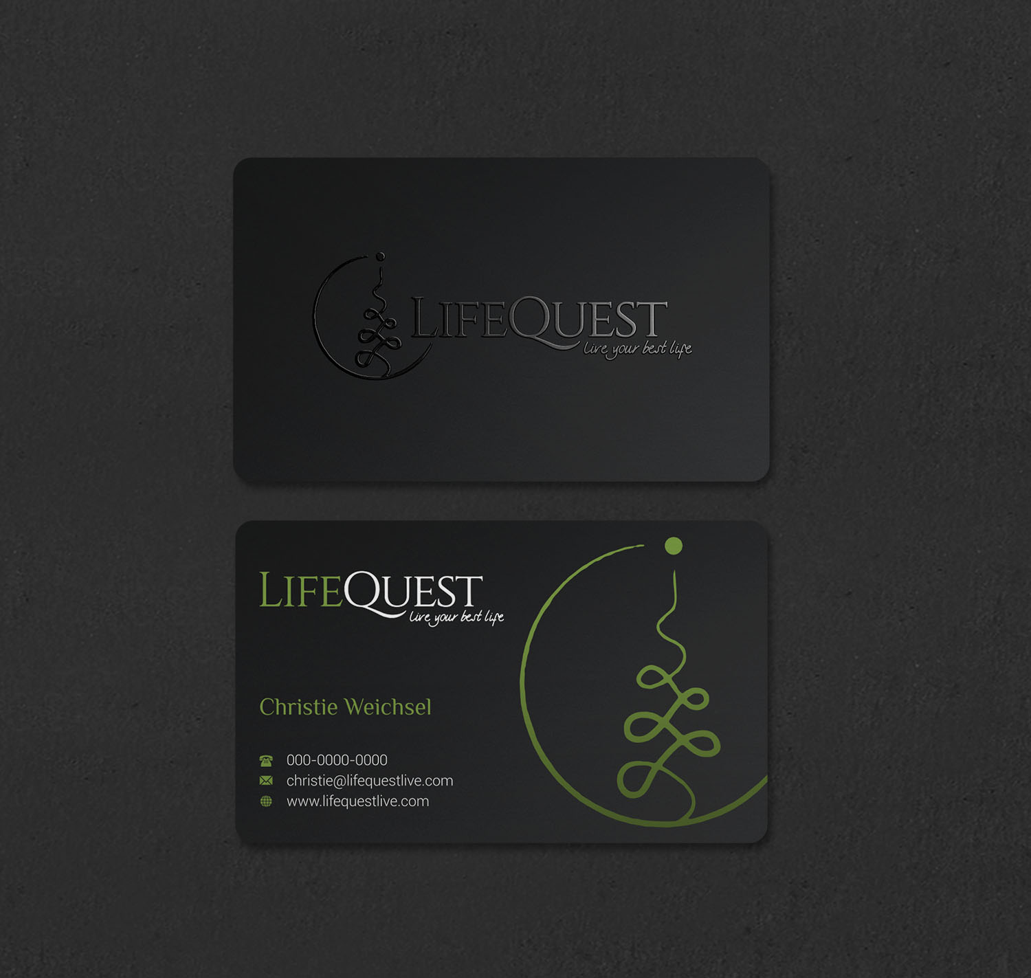 Visitenkarten-Design von INDIAN_Ashok für LifeQuest | Design #29382954