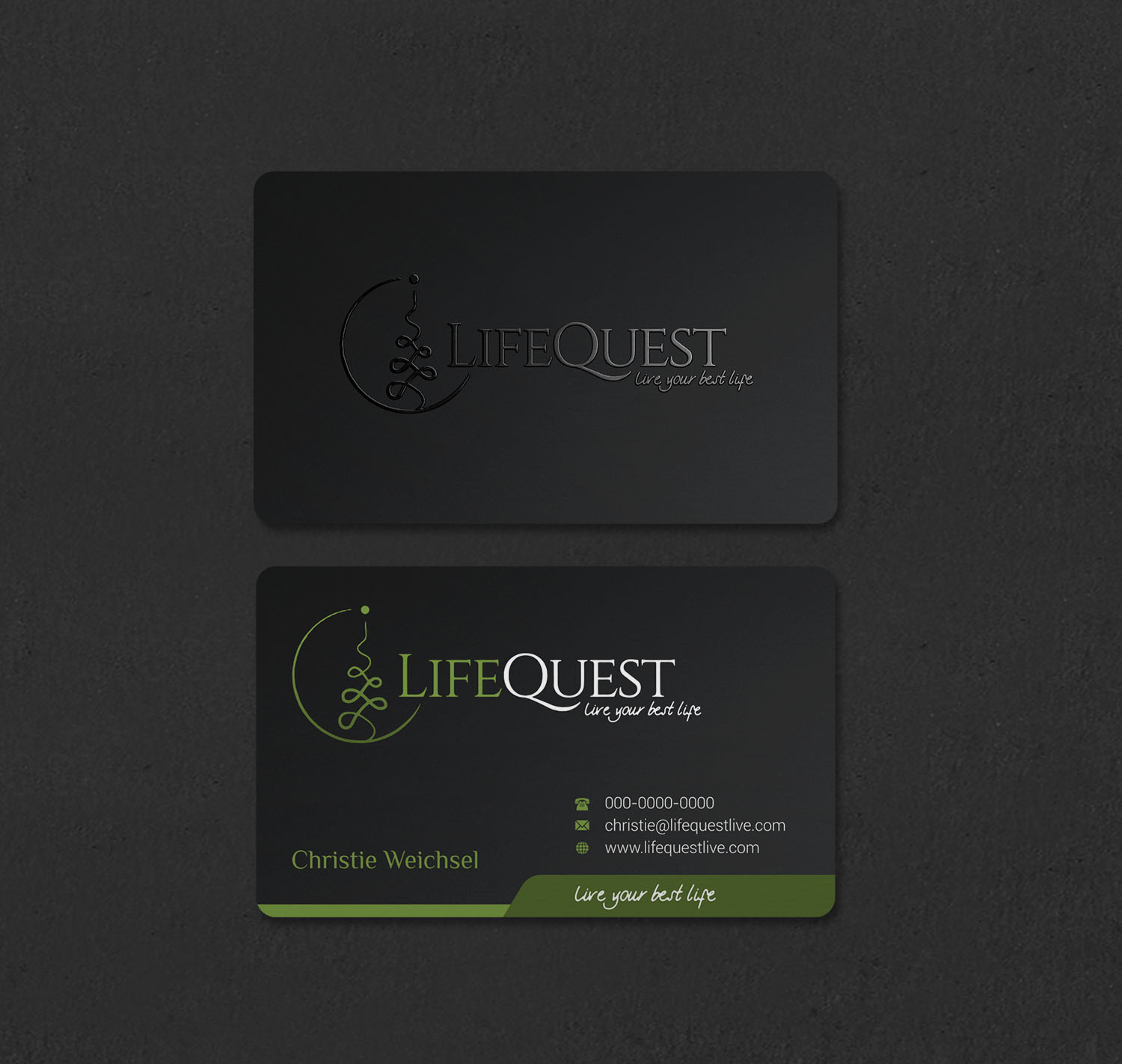 Visitenkarten-Design von INDIAN_Ashok für LifeQuest | Design #29382957