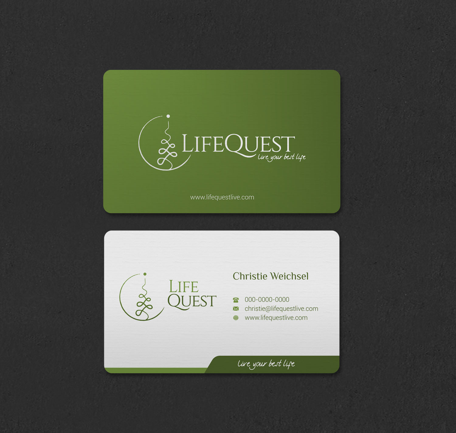 Visitenkarten-Design von INDIAN_Ashok für LifeQuest | Design #29382958
