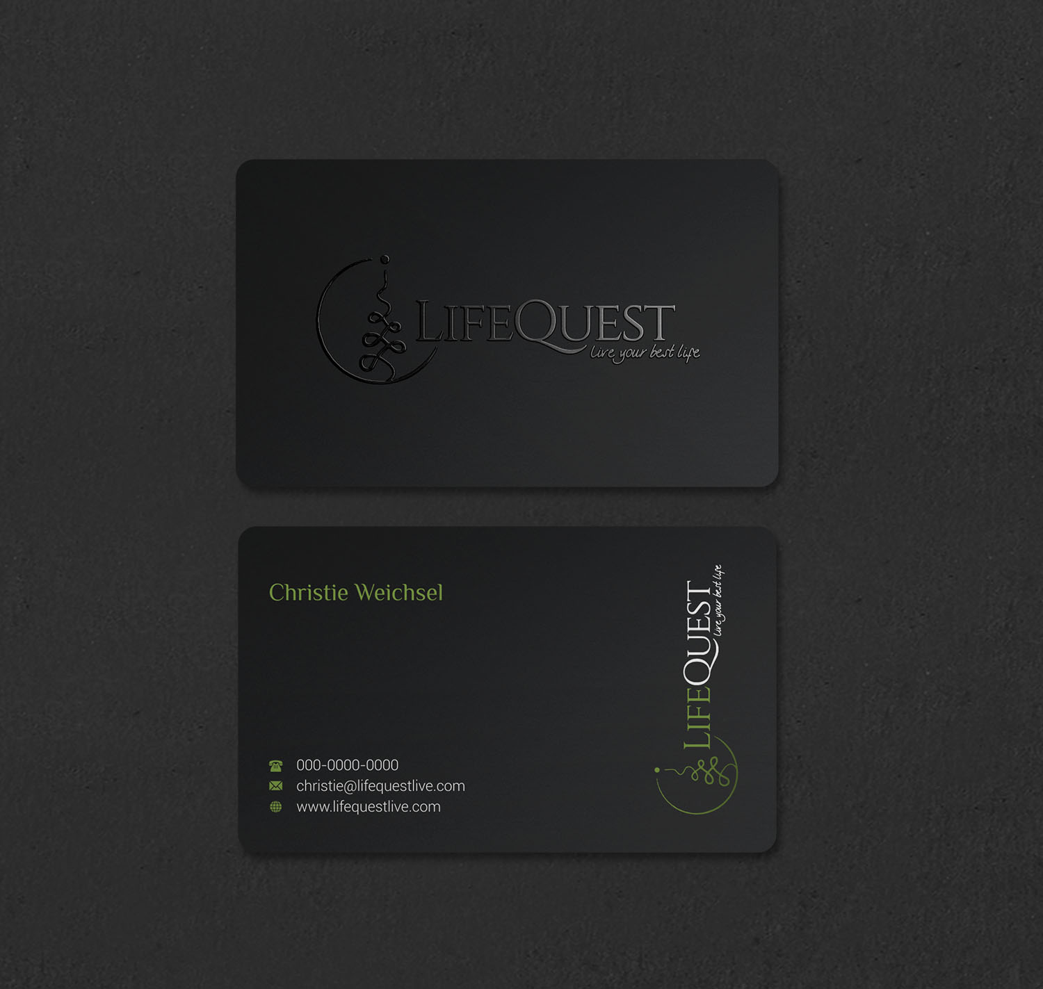 Visitenkarten-Design von INDIAN_Ashok für LifeQuest | Design #29382963