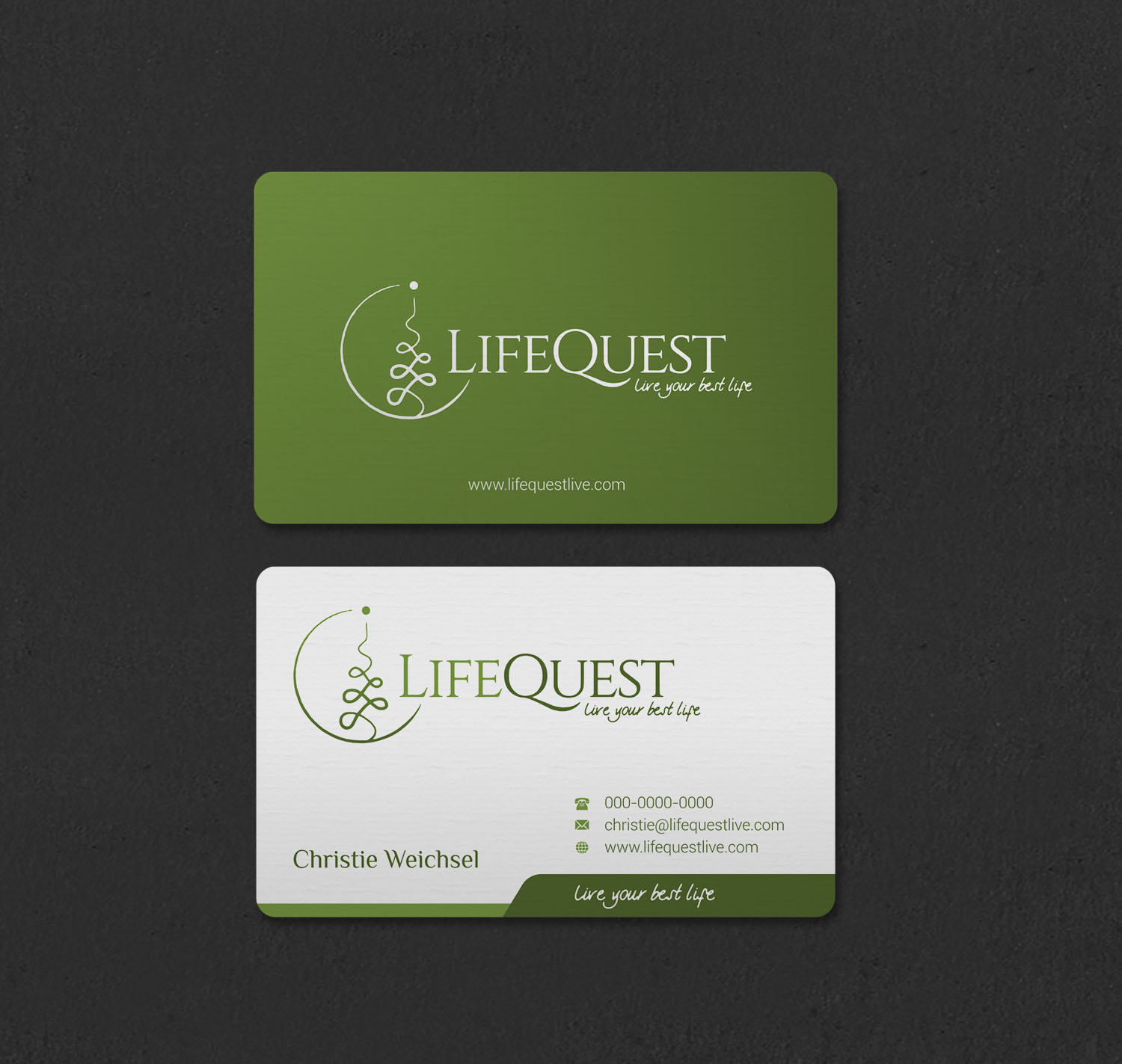 Diseño de Tarjeta de Presentación por INDIAN_Ashok para LifeQuest | Diseño #29382971