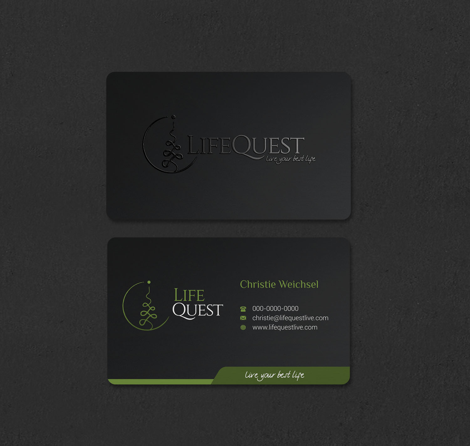 Visitenkarten-Design von INDIAN_Ashok für LifeQuest | Design #29382972