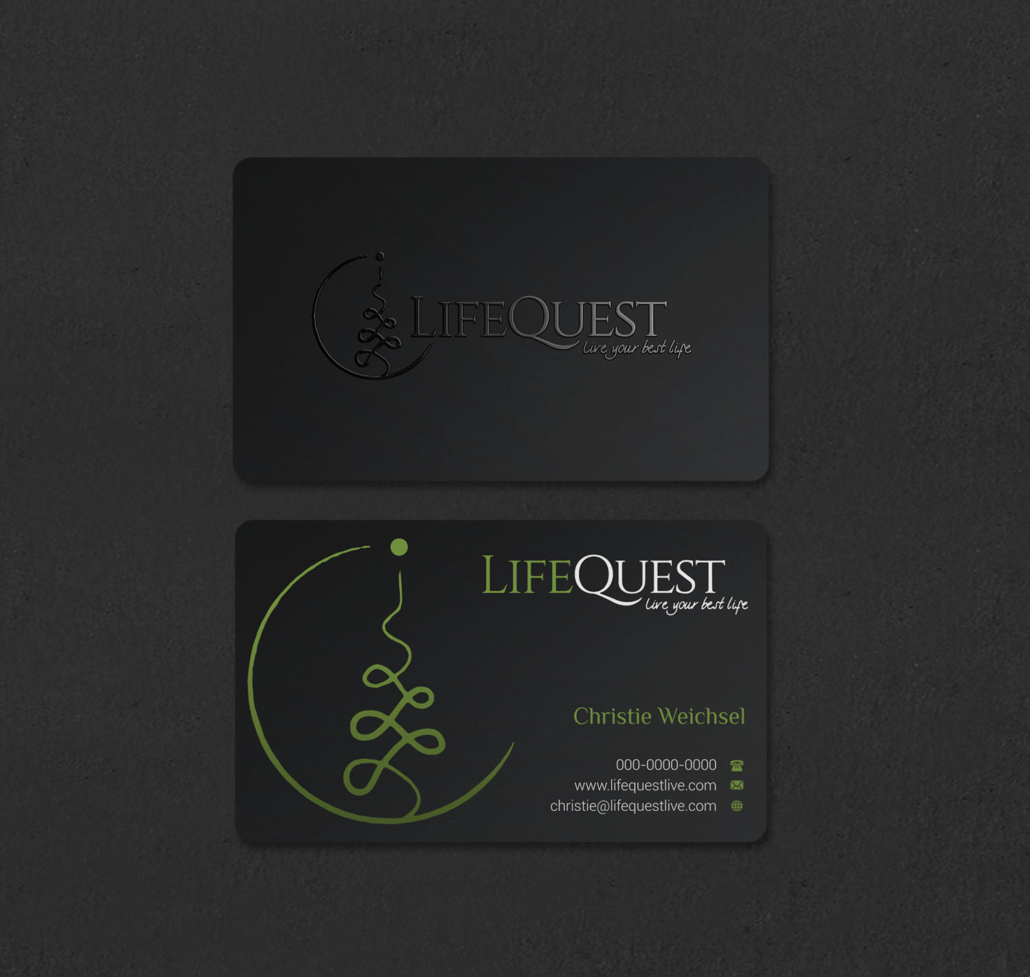 Diseño de Tarjeta de Presentación por INDIAN_Ashok para LifeQuest | Diseño #29382977