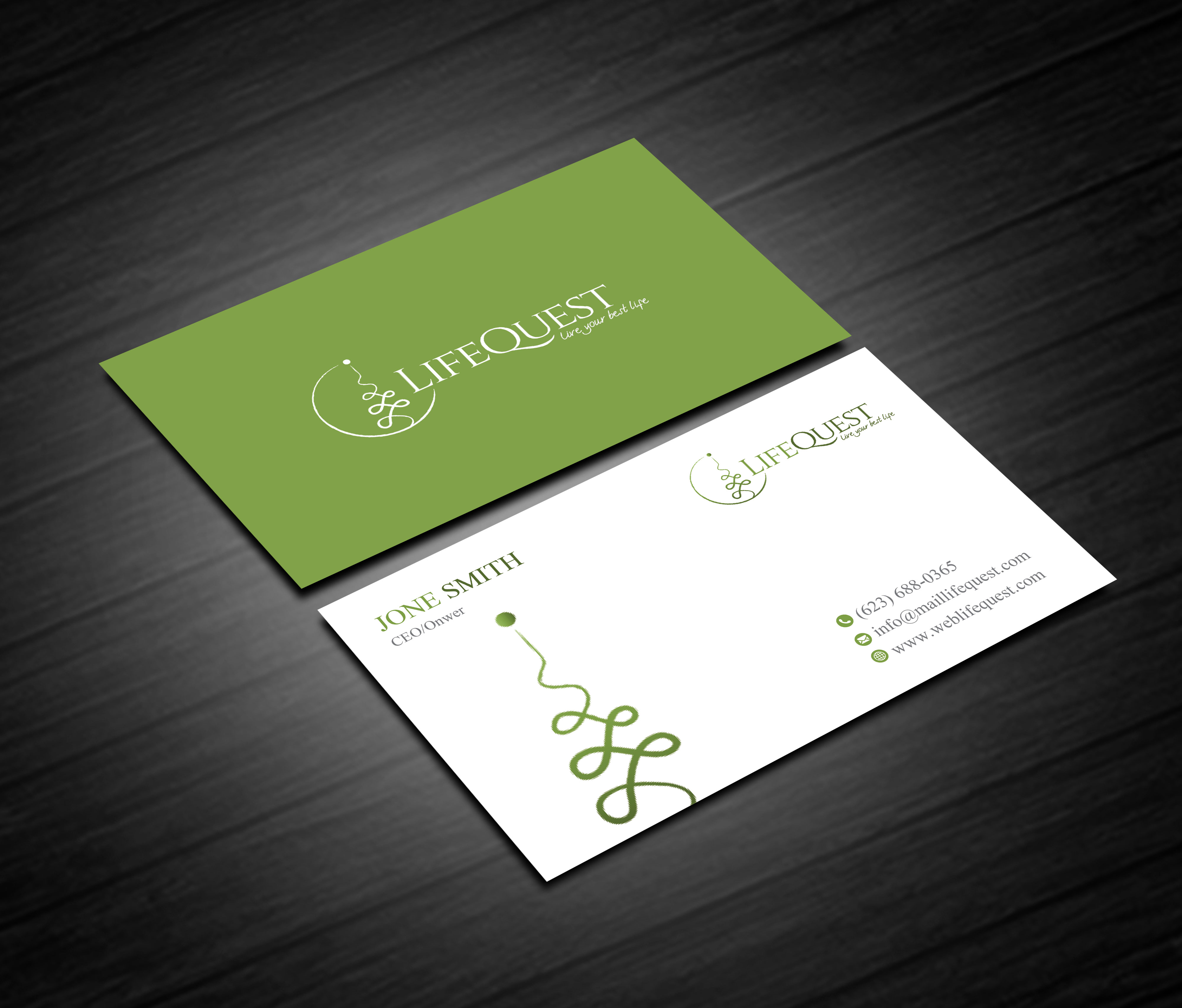 Business Card Design by artbitin for LifeQuest | Design #29388048
