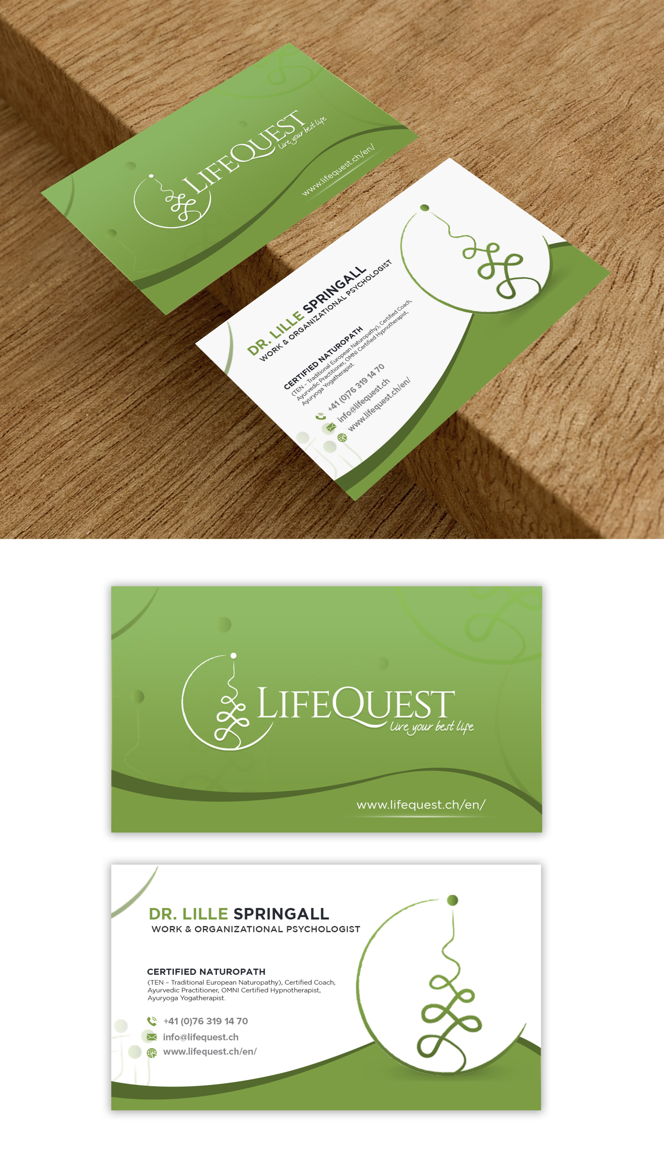 Visitenkarten-Design von debdesign für LifeQuest | Design #29397681