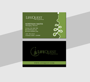 Design de Carte de Visite par Creations Box 2015 pour LifeQuest | Design : #29379275