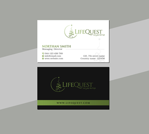 Visitenkarten-Design von Creations Box 2015 für LifeQuest | Design: #29379326