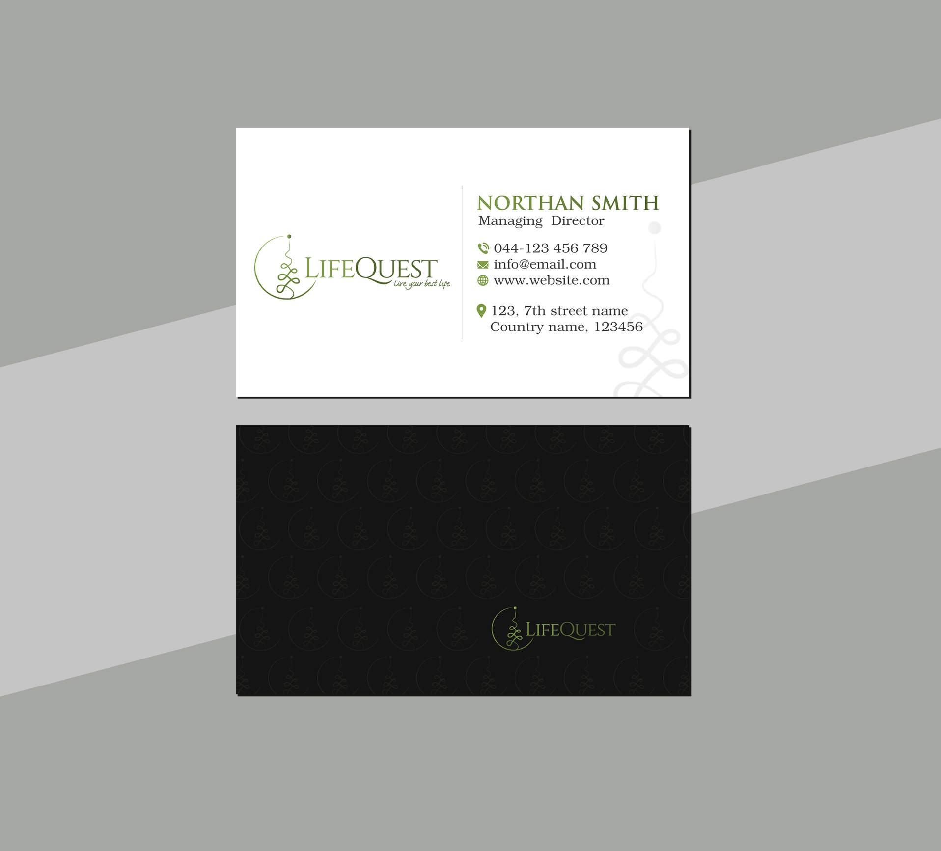 Design de Carte de Visite par Creations Box 2015 pour LifeQuest | Design #29379411