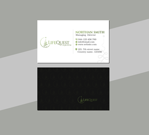 Design de Carte de Visite par Creations Box 2015 pour LifeQuest | Design : #29379411