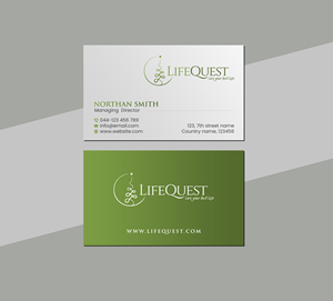 Business Card Design by Creations Box 2015 for LifeQuest | Design: #29379414
