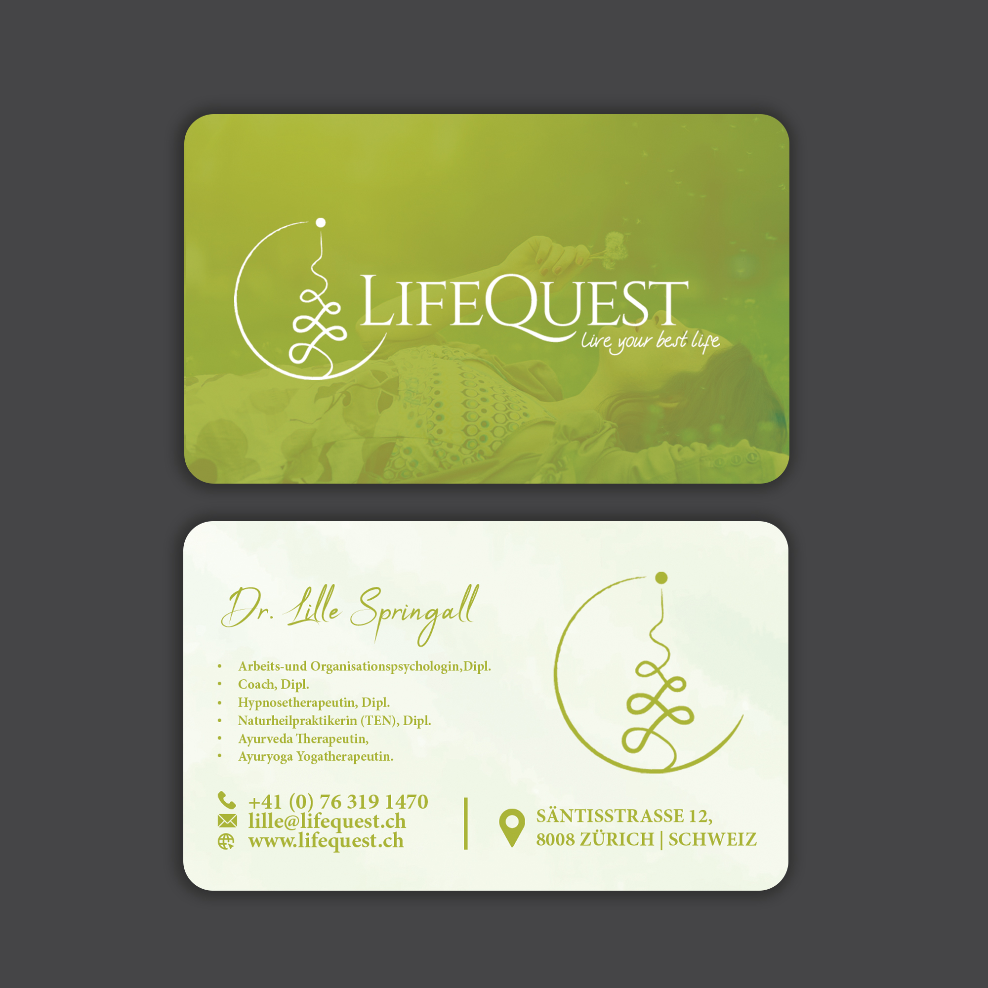 Business Card Design by DSCMedia™ for LifeQuest | Design #29494857