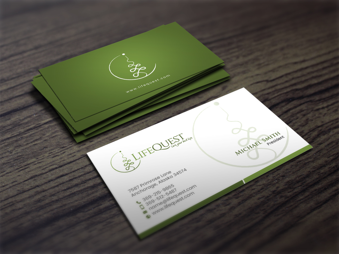 Visitenkarten-Design von chandrayaan.creative für LifeQuest | Design #29381937