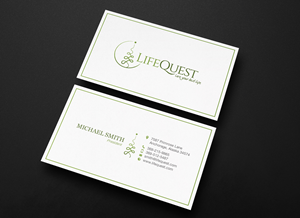 Business Card Design by chandrayaan.creative for LifeQuest | Design: #29382334