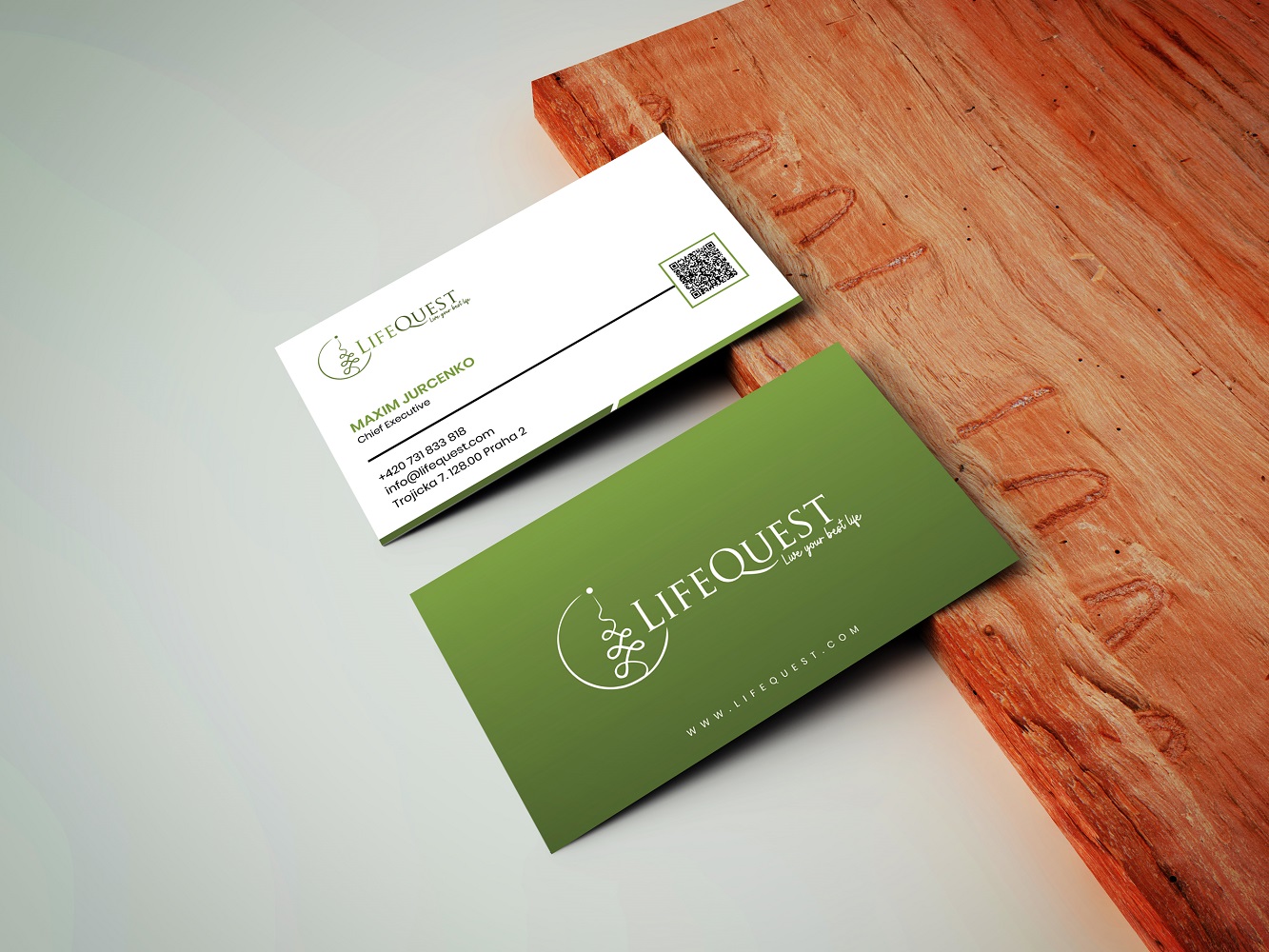 Visitenkarten-Design von 3Guys für LifeQuest | Design #29383030