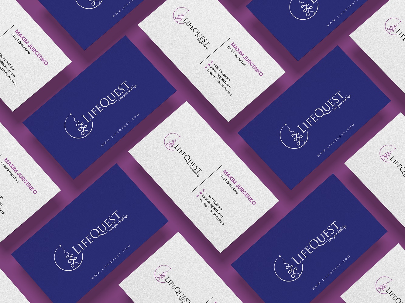 Visitenkarten-Design von 3Guys für LifeQuest | Design #29383037