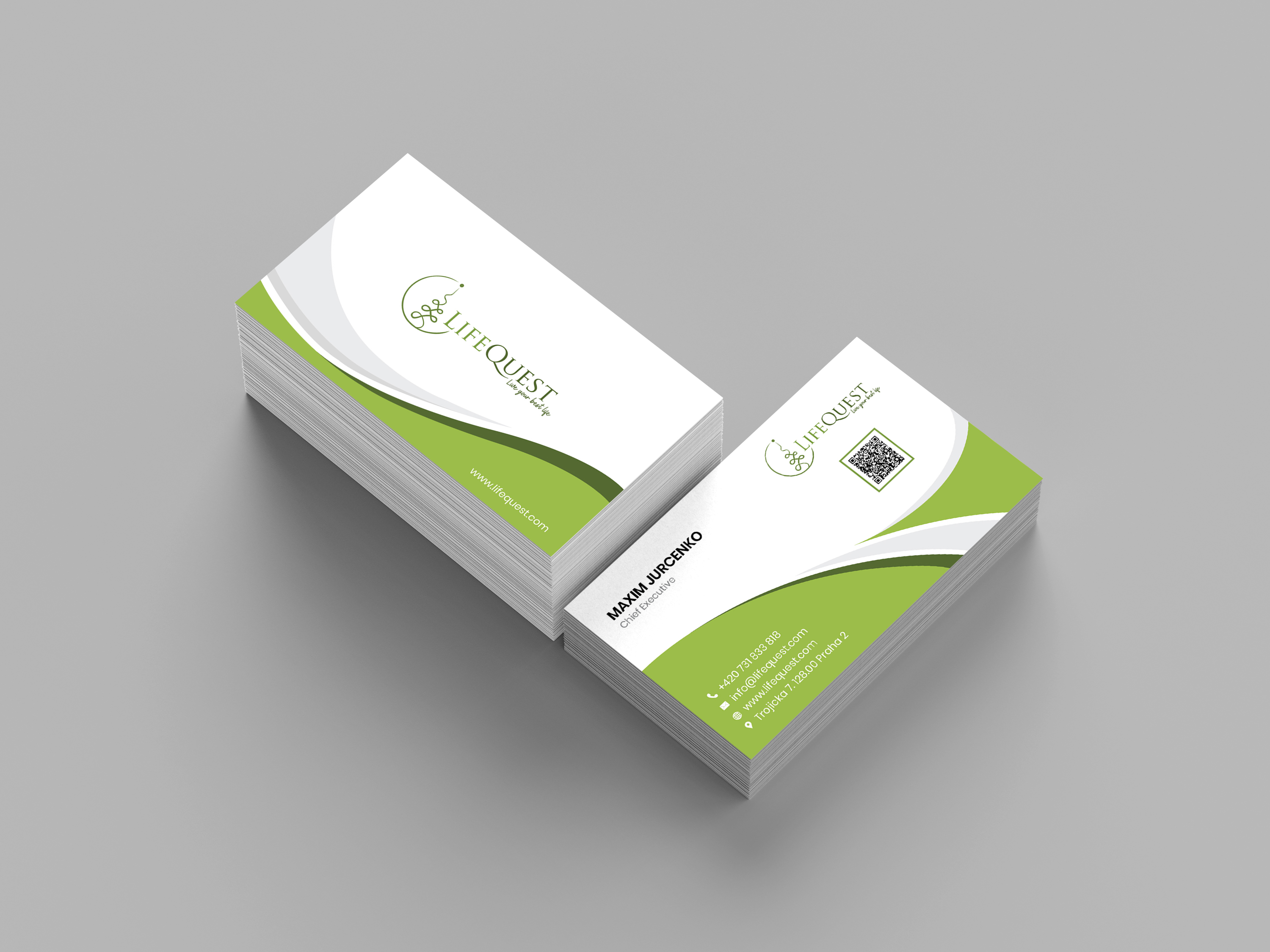 Visitenkarten-Design von 3Guys für LifeQuest | Design #29390850