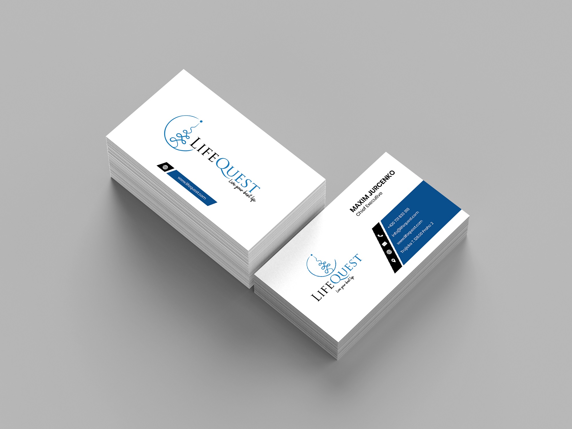 Visitenkarten-Design von 3Guys für LifeQuest | Design #29390851