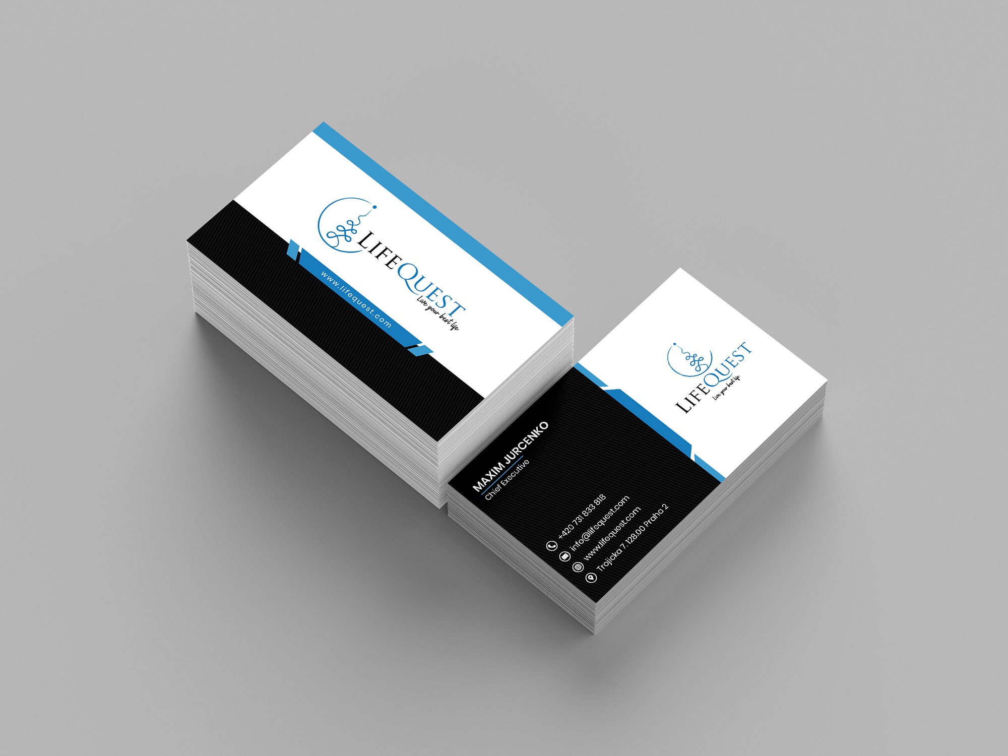 Design de Carte de Visite par 3Guys pour LifeQuest | Design #29390852