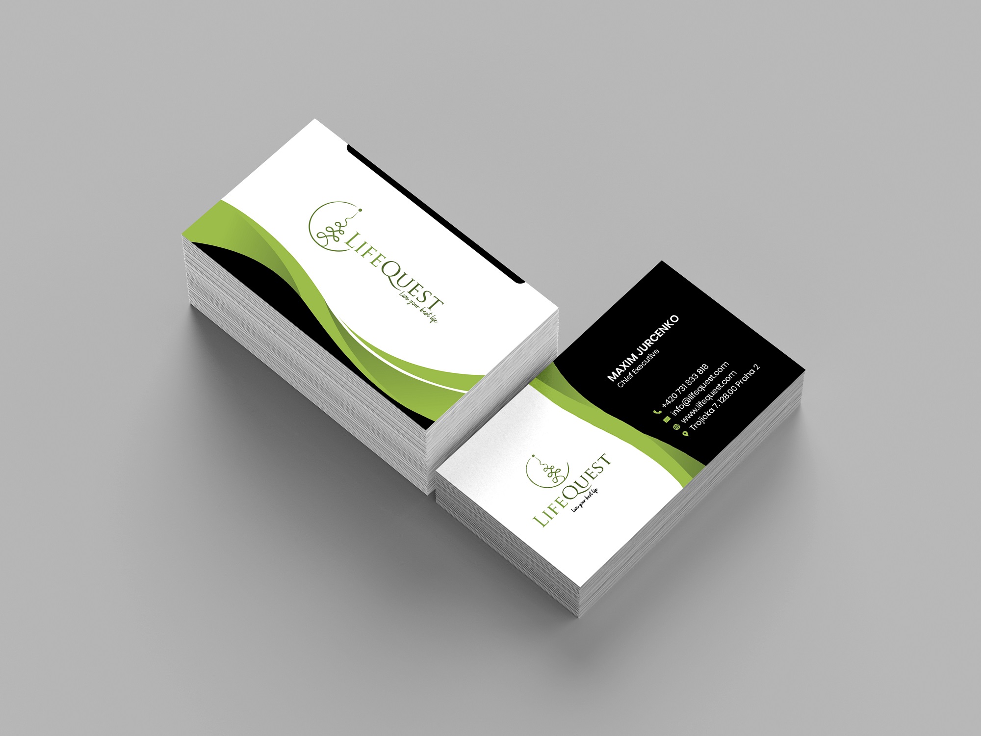 Business Card Design by 3Guys for LifeQuest | Design #29390853