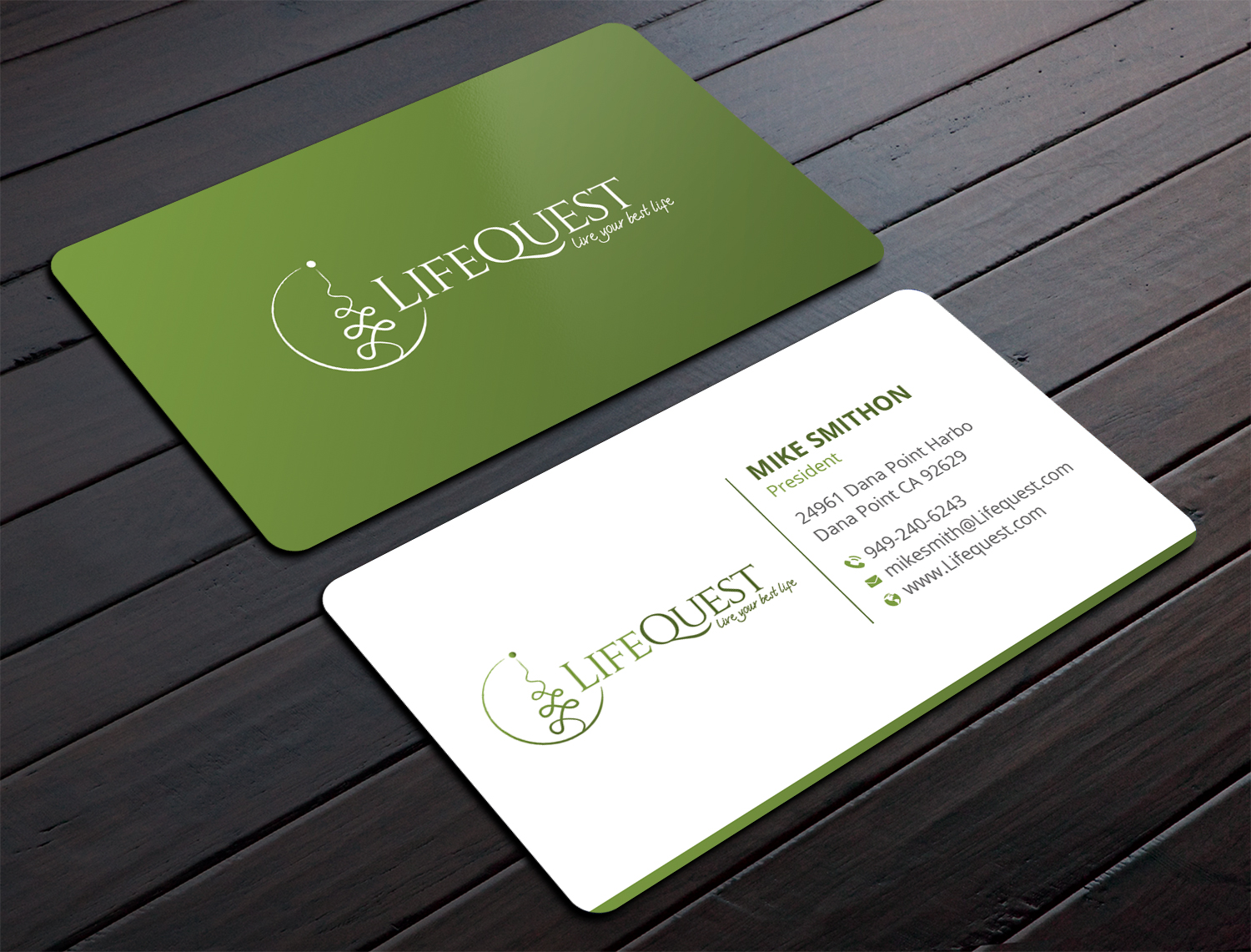 Business Card Design by DesignShout for LifeQuest | Design #29399253