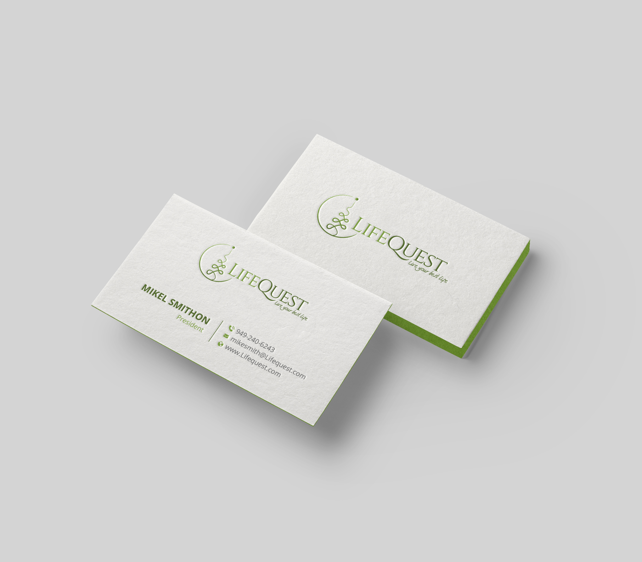 Business Card Design by DesignShout for LifeQuest | Design #29399465