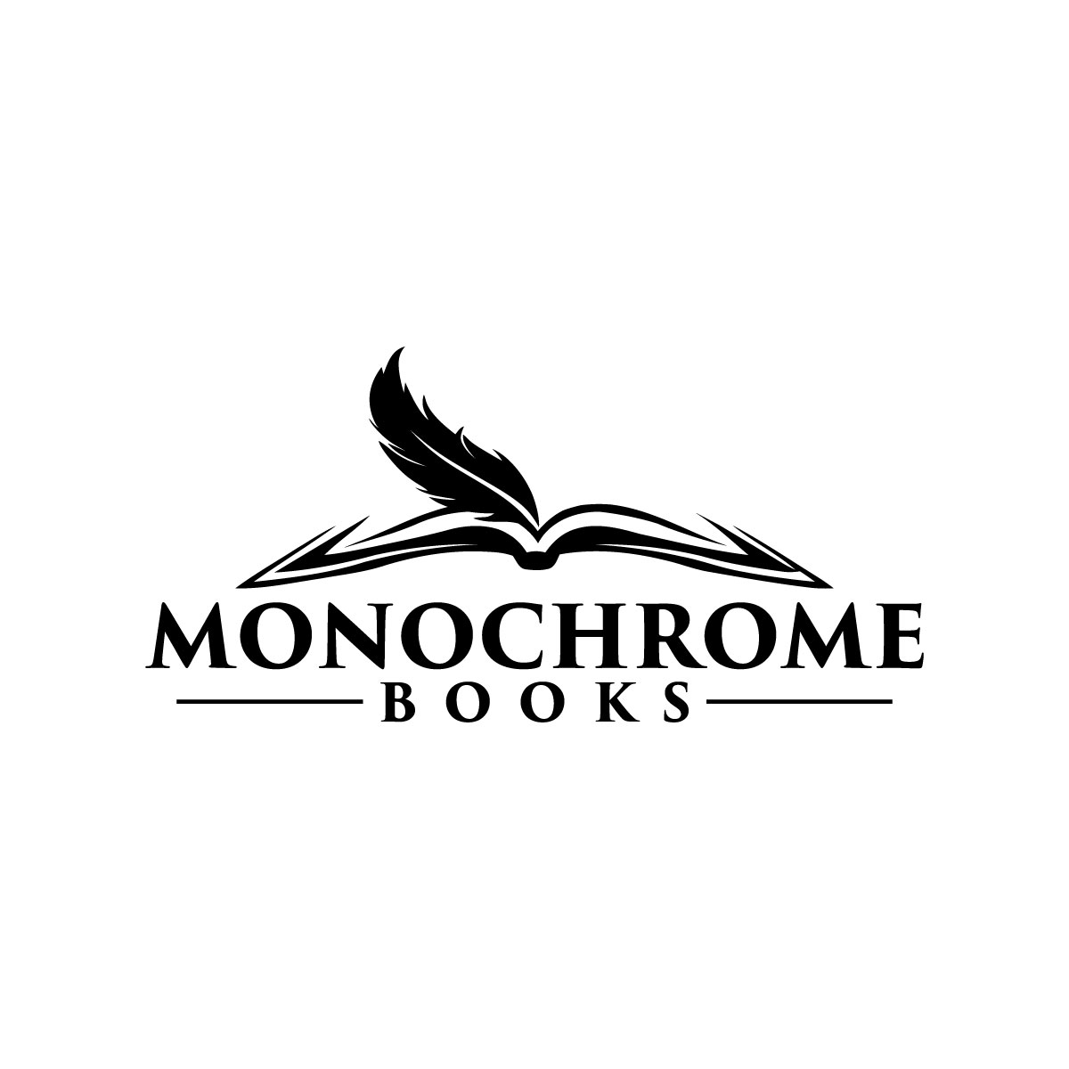 Logo Design by Rosalie.. for Monochrome Books, Inc | Design #29402743