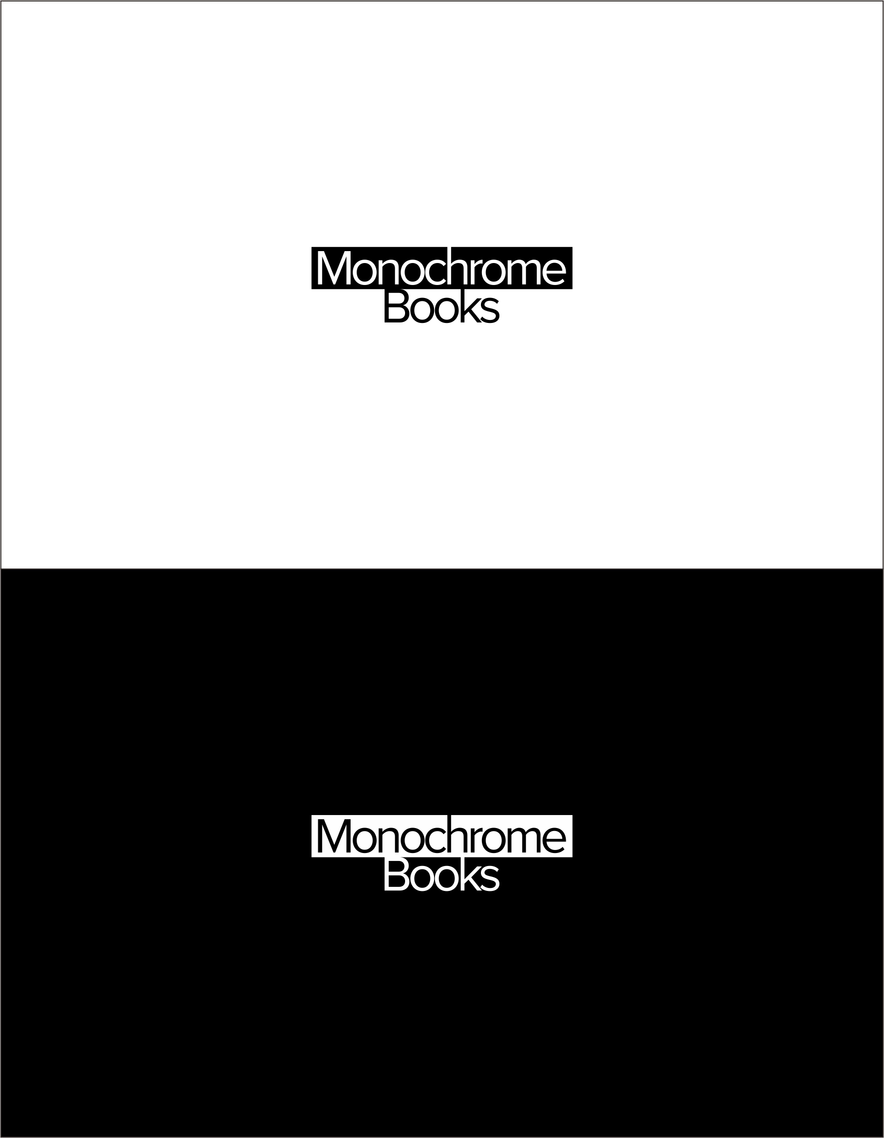 Logo Design by Student_art for Monochrome Books, Inc | Design #29411781