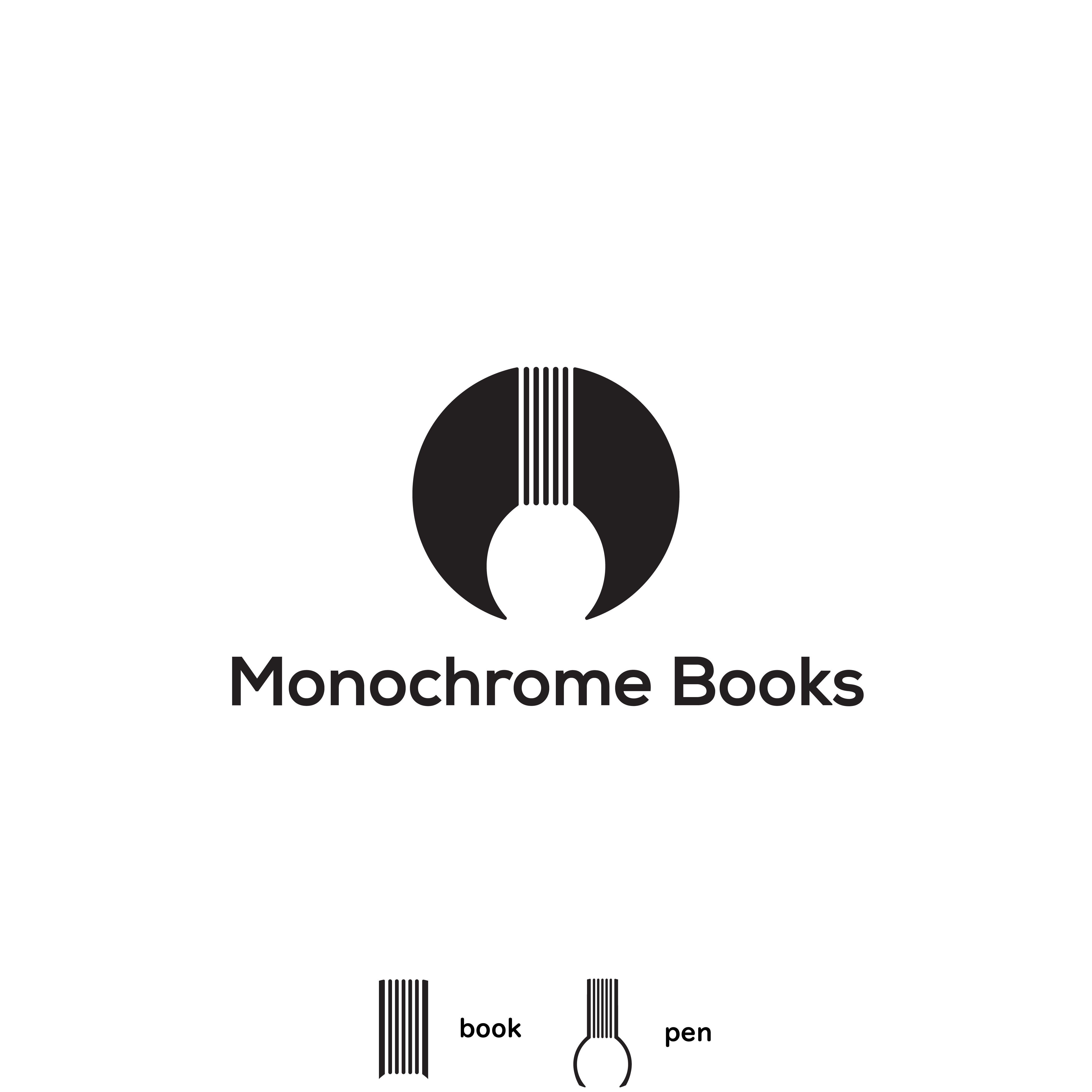 Logo Design by Daya Amini for Monochrome Books, Inc | Design #29401284