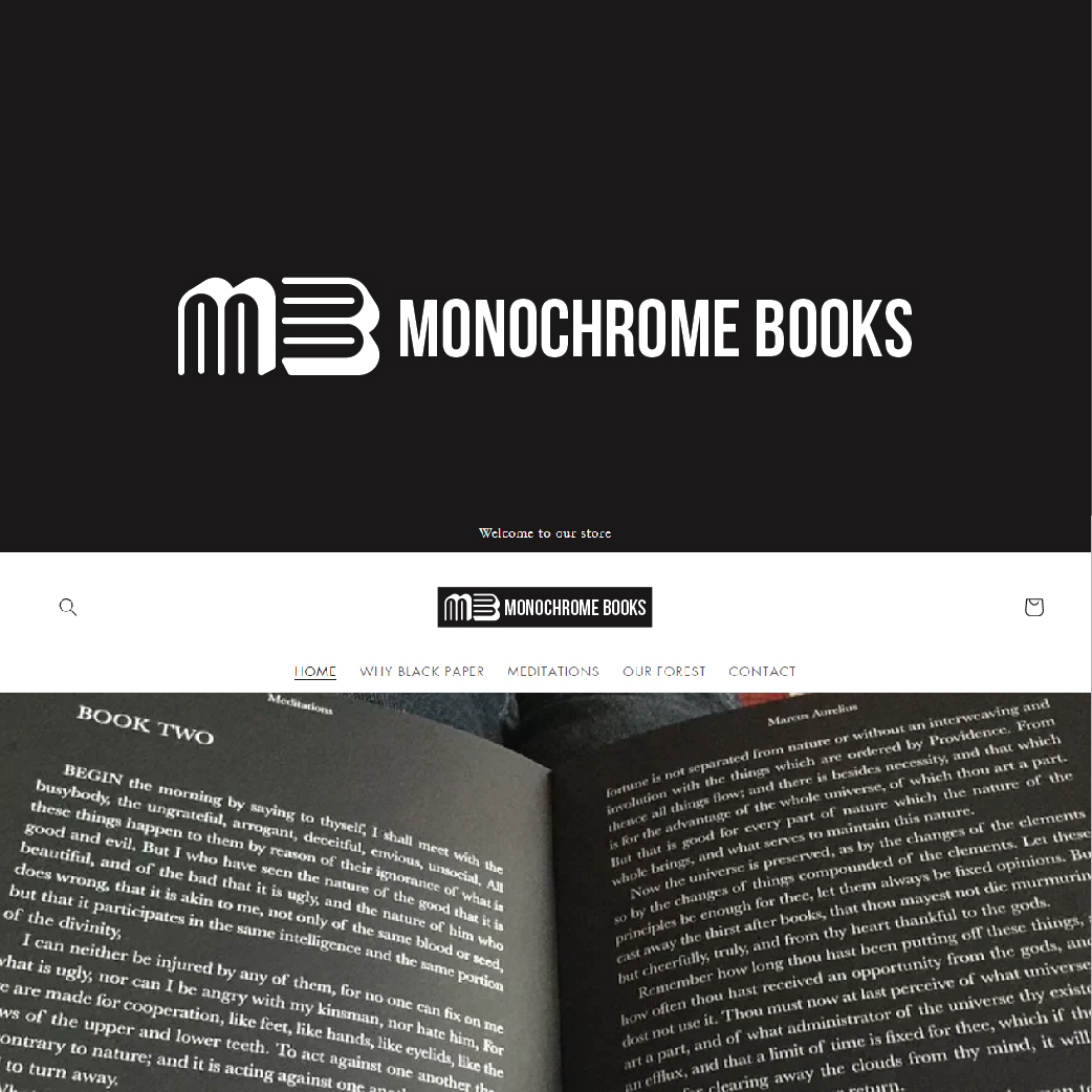 Logo Design by creativemood438 for Monochrome Books, Inc | Design #29412430