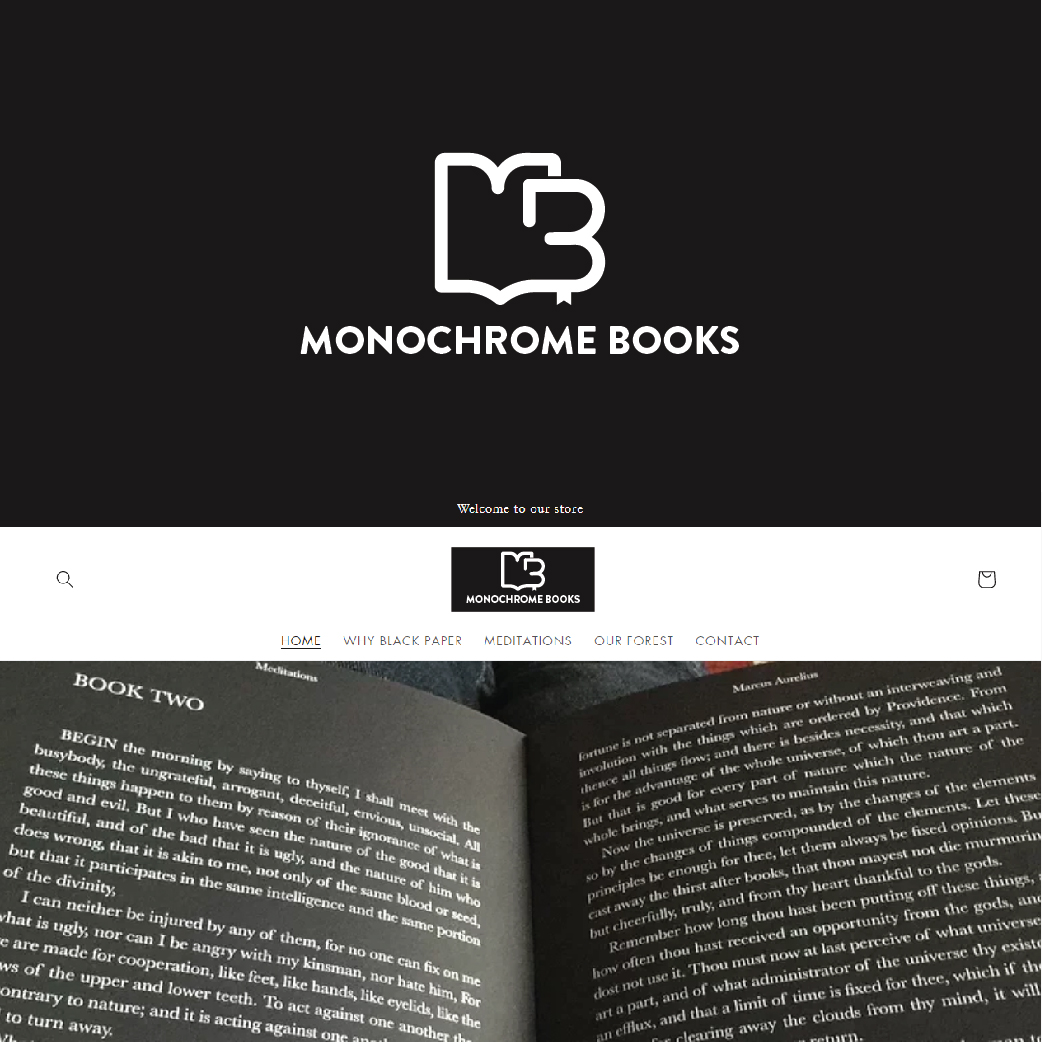 Logo Design by creativemood438 for Monochrome Books, Inc | Design #29412431