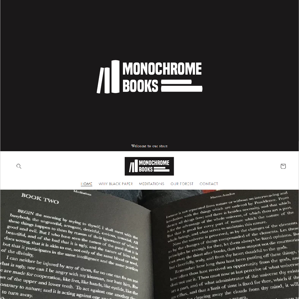 Logo Design by creativemood438 for Monochrome Books, Inc | Design #29412432