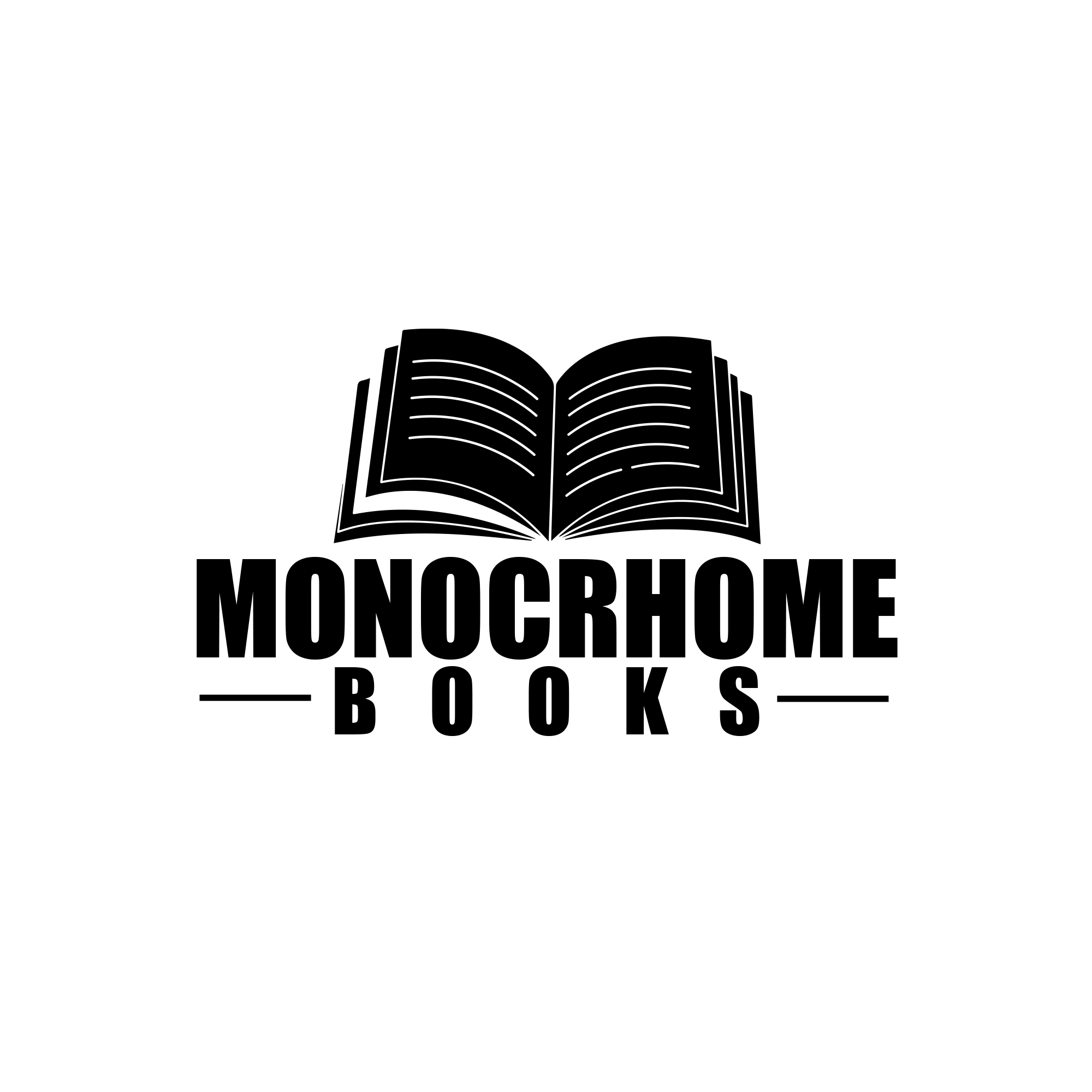 Logo Design by CreativeGwen™ for Monochrome Books, Inc | Design #29413401