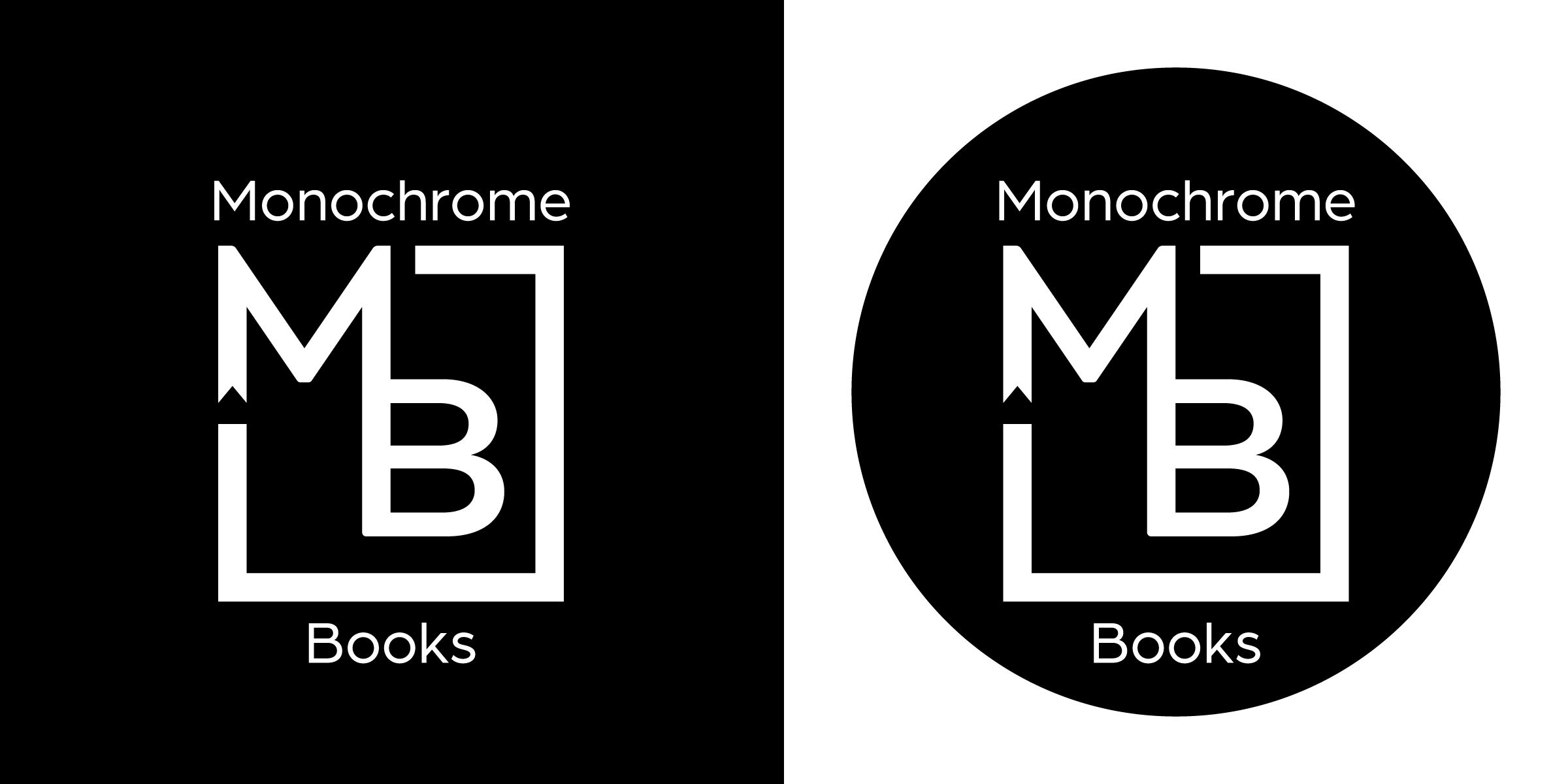 Logo Design by Valene | HeyLogoATX for Monochrome Books, Inc | Design #29426751